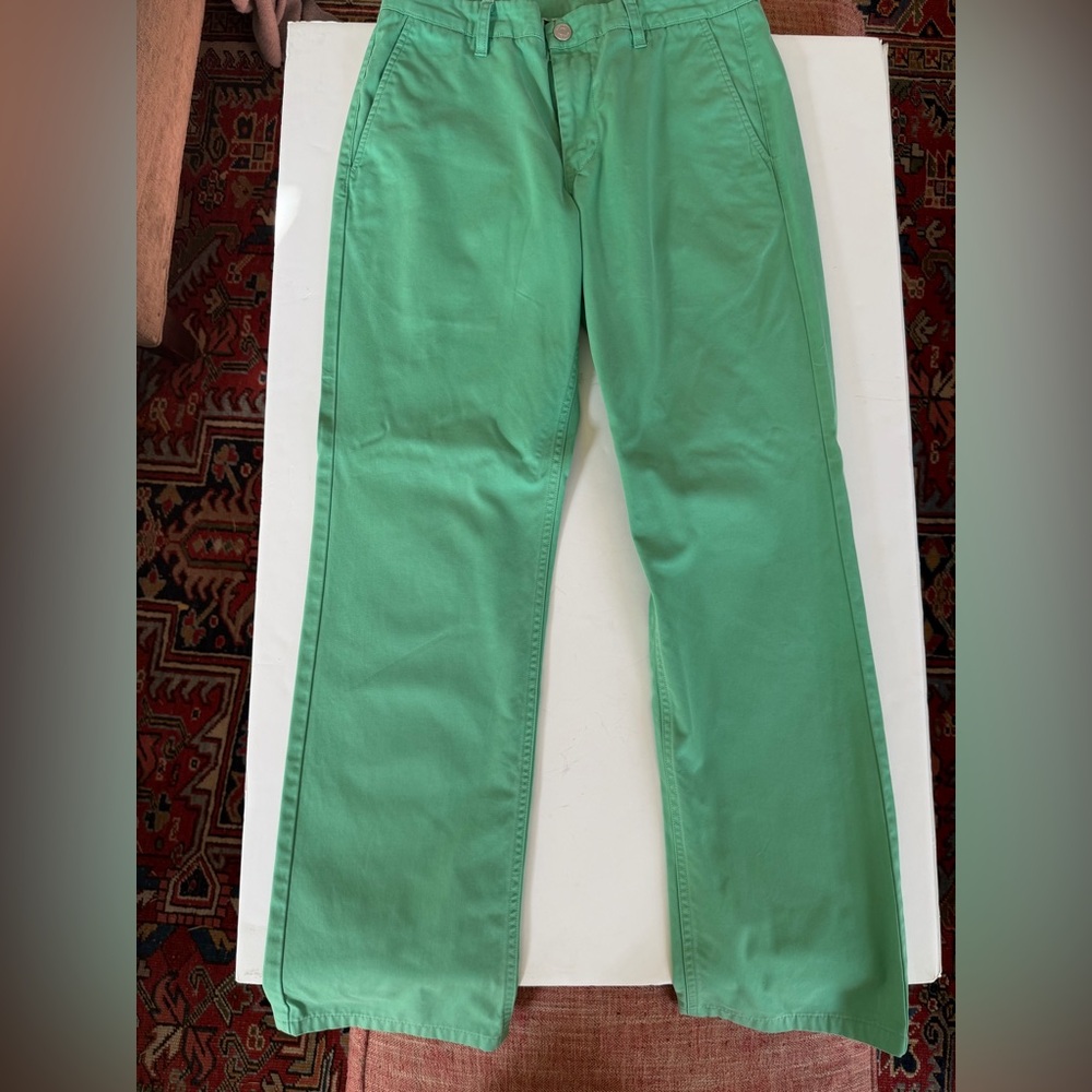 Men’s Bonobos Green Chinos